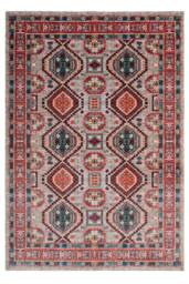 Kukoon Multicolour Low Pile Traditional Persian Velvet Texture Area Rug - Size: 120 cm x 170 cm - thumbnail 1