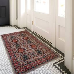 Kukoon Multicolour Low Pile Traditional Persian Velvet Texture Area Rug - Size: 120 cm x 170 cm - thumbnail 5