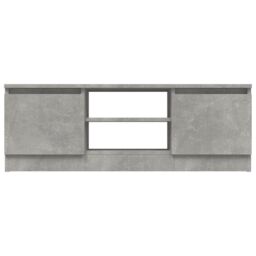 Berkfield Home TV Cabinet with Door Concrete Grey 102x30x36 cm - Size: 102 x 30 x 36 cm - thumbnail 5
