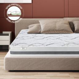 The White Stone Memory Foam Mattress, 27cm Height, Hypoallergenic - 95 x 170 cm in White - thumbnail 4