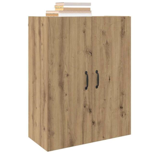 Berkfield Home Hanging cabinet Artisan oak 69.5 x 34 x 90 cm Engineered wood in Brown - image 1