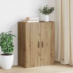 Berkfield Home Hanging cabinet Artisan oak 69.5 x 34 x 90 cm Engineered wood in Brown - thumbnail 2