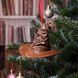 Harry Potter Sorting Hat Hanging Ornament in Brown - thumbnail 3