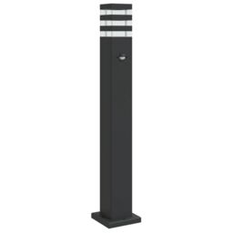 Berkfield Home Outdoor Floor Lamp with Sensor Black 80 cm Aluminium - thumbnail 2