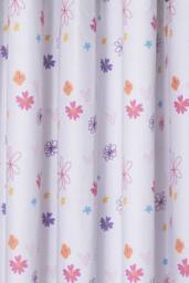 Martex Floral Kids Eyelet Curtains - 168 x 183cm in White - Size: 168 cm width x 183 cm drop - thumbnail 3