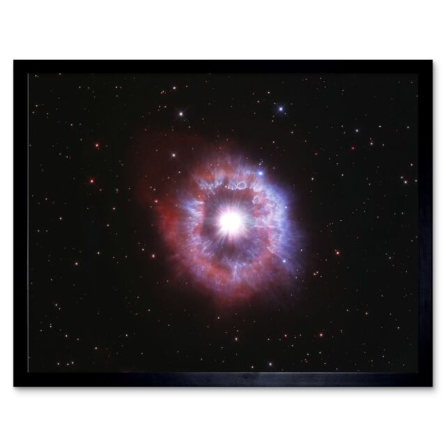Artery8 Hubble Space Telescope Image AG Carinae Bright Luminous Blue Variable Celebrity Star w/ An Expanding Glowing Red Halo Ring Of Gas & Dust Art - image 1