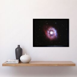Artery8 Hubble Space Telescope Image AG Carinae Bright Luminous Blue Variable Celebrity Star w/ An Expanding Glowing Red Halo Ring Of Gas & Dust Art - thumbnail 2