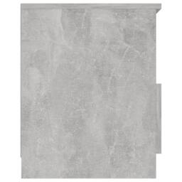 Berkfield Home Bed Cabinet Concrete Grey 40x40x50 cm Engineered Wood - Size: 40 x 40 x 50 cm - thumbnail 4