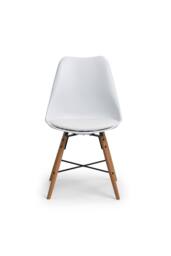 Julian Bowen Kari Plastic Dining Chair (Set of 2) in White - thumbnail 5