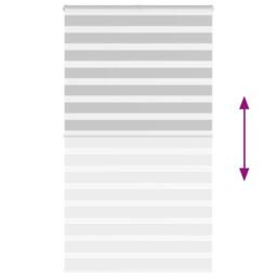 Berkfield Home Elegant Zebra Blind Light Grey 125x200 cm Fabric Width 120.9 cm P - thumbnail 5