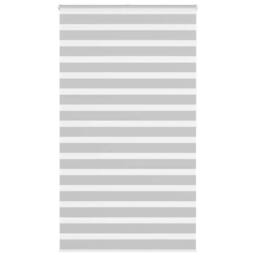 Berkfield Home Elegant Zebra Blind Light Grey 125x200 cm Fabric Width 120.9 cm P - thumbnail 2