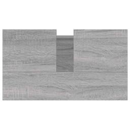 Berkfield Home Durable Bathroom Cabinet Grey Sonoma 58x33x60 cm Engineered Wood - Size: 58 x 33 x 60 cm - thumbnail 8