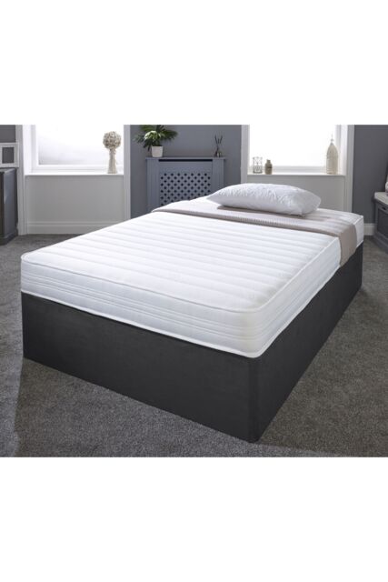 eXtreme Comfort Ltd Extreme Comfort Sirocco 18cms Deep Hybrid Spring & Memory Foam Mattress in White - Size: Double - image 1