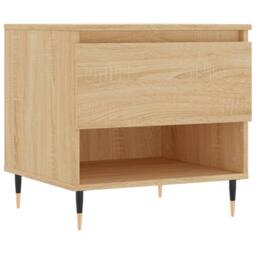 Berkfield Home Modern Coffee Tables 2 pcs Sonoma Oak 50x46x50 cm Engineered Wood in Tan - Size: 50 x 46 x 50 cm - thumbnail 5