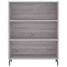 Berkfield Home Highboard Grey Sonoma 69.5x32.5x180 cm Engineered Wood - thumbnail 5