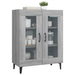 Berkfield Home Sideboard Grey Sonoma 69.5x34x90 cm Engineered Wood - thumbnail 4