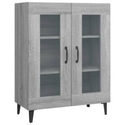 Berkfield Home Sideboard Grey Sonoma 69.5x34x90 cm Engineered Wood - thumbnail 2