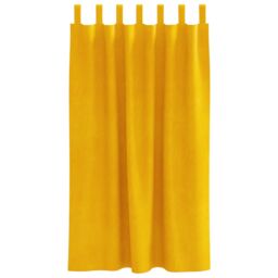 Berkfield Home Blackout Curtains with Hanging Loops 2 pcs Mustard Yellow Velvet - thumbnail 4