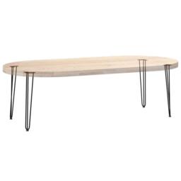 Berkfield Home Hairpin Table Legs 4 pcs Black 72 cm Solid Steel - thumbnail 8