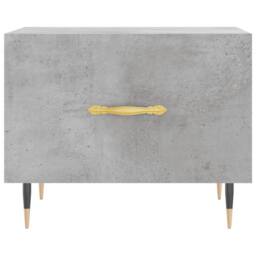 Berkfield Home Decorative Coffee Tables 2 pcs Concrete Grey 50x50x40 cm Engineer - Size: 50 x 50 x 40 cm - thumbnail 6