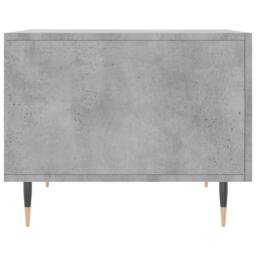 Berkfield Home Decorative Coffee Tables 2 pcs Concrete Grey 50x50x40 cm Engineer - Size: 50 x 50 x 40 cm - thumbnail 8