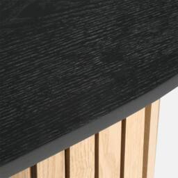 OHS Madison Console Table Ribbed Engineered Wood Entryway Display Desk - thumbnail 5