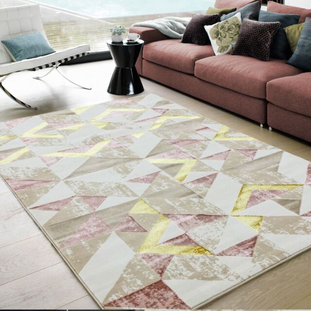 The Rug Shop UK Multi Modern Easy to clean Machine Made Geometric Rug - Size: 200 cm x 290 cm - image 1