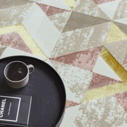 The Rug Shop UK Multi Modern Easy to clean Machine Made Geometric Rug - Size: 200 cm x 290 cm - thumbnail 3