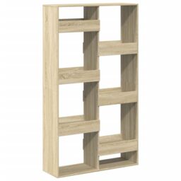 Berkfield Home Room Divider Sonoma Oak 100x33x175 cm Engineered Wood in Brown - Size: 100 x 33 x 175 cm - thumbnail 6