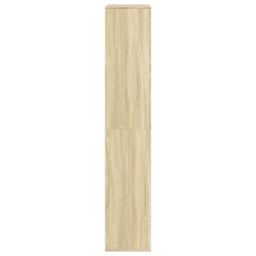 Berkfield Home Room Divider Sonoma Oak 100x33x175 cm Engineered Wood in Brown - Size: 100 x 33 x 175 cm - thumbnail 5