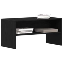 Berkfield Home TV Cabinet Black Oak 80x40x40 cm Engineered Wood - Size: 80 x 40 x 40 cm - thumbnail 4