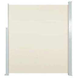 Berkfield Home Patio Retractable Side Awning 120x500 cm Cream - thumbnail 3