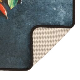 Berkfield Home Kitchen Rug Multicolour 60x180 cm Washable Anti Slip - Size: 100 cm diameter - thumbnail 4