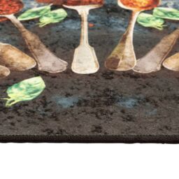 Berkfield Home Kitchen Rug Multicolour 60x180 cm Washable Anti Slip - Size: 100 cm diameter - thumbnail 6