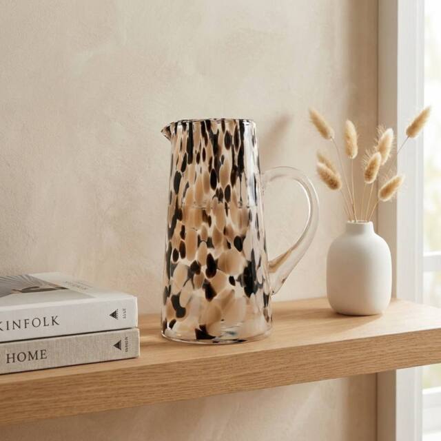 Garden Greatness Maison Speckled Pitcher Jug Vase - Size: 1 Pack - image 1