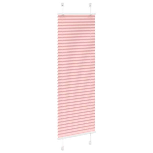 Berkfield Home Pleated Blind Pink 50x100 cm Fabric Width 49.4 cm Polyester - image 1