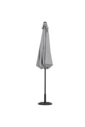 Living and Home 3M Large Rotating Patio Parasol for Outdoor Sunshade and Rain with Floral-Pattern Base in Light Grey - thumbnail 5