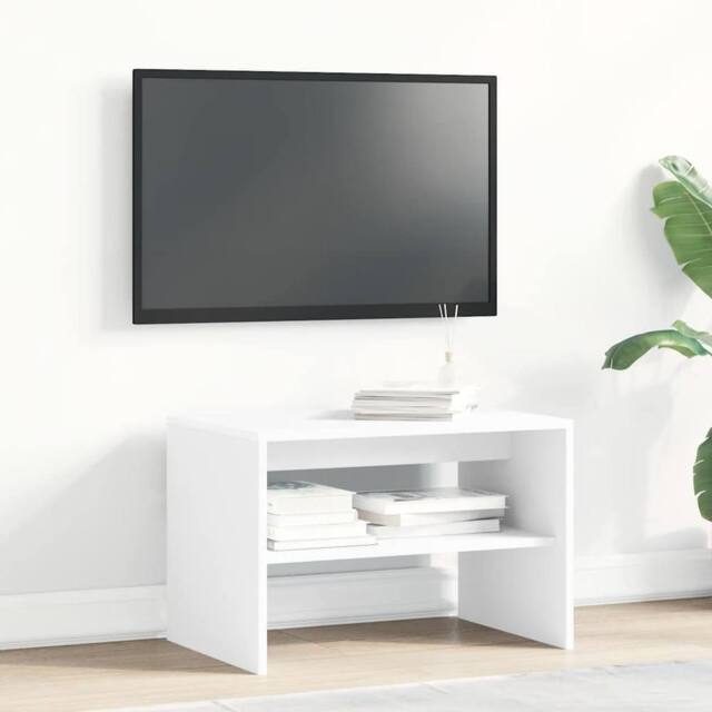 Berkfield Home TV Cabinet White 60x40x40 cm Engineered Wood - Size: 60 x 40 x 40 cm - image 1