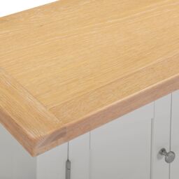 Seconique Windsor Straight TV Unit (Fully Assembled) in Light Grey - thumbnail 7