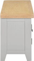 Seconique Windsor Straight TV Unit (Fully Assembled) in Light Grey - thumbnail 6