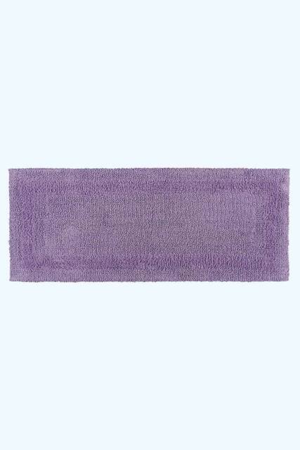 Homescapes Luxury Round Bath Mat Reversible 100% Cotton 1600GSM, 80cm, Quick Dry in Lilac - image 1