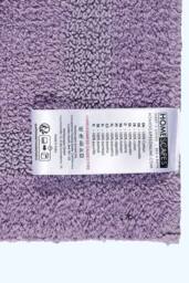 Homescapes Luxury Round Bath Mat Reversible 100% Cotton 1600GSM, 80cm, Quick Dry in Lilac - thumbnail 3