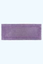 Homescapes Luxury Round Bath Mat Reversible 100% Cotton 1600GSM, 80cm, Quick Dry in Lilac - thumbnail 1