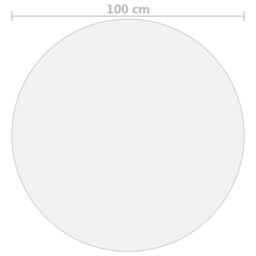 Berkfield Home Table Protector Matte √ò 100 cm 2 mm PVC - thumbnail 5