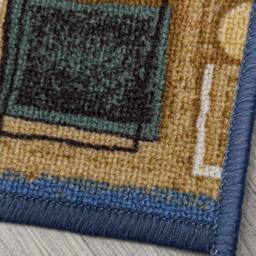 runrug Hallway Runner Rug - Non-Slip, Hardwearing, 5.4mm - 'Jena' in Blue - Size: 80 cm x 330 cm - thumbnail 2