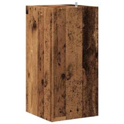 Berkfield Home Corner Cabinet Old Wood 33x33x67 cm Engineered Wood in Brown - Size: 33 x 33 x 67 cm - thumbnail 6