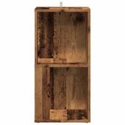 Berkfield Home Corner Cabinet Old Wood 33x33x67 cm Engineered Wood in Brown - Size: 33 x 33 x 67 cm - thumbnail 4