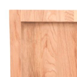 Berkfield Home Table Top Light Brown 120x60x(2-4)cm Treated Solid Wood Live Edge - thumbnail 5