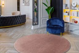 RugsX Visco Rug in Pink - Size: 160 cm diameter - thumbnail 4