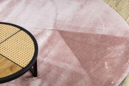 RugsX Visco Rug in Pink - Size: 160 cm diameter - thumbnail 5